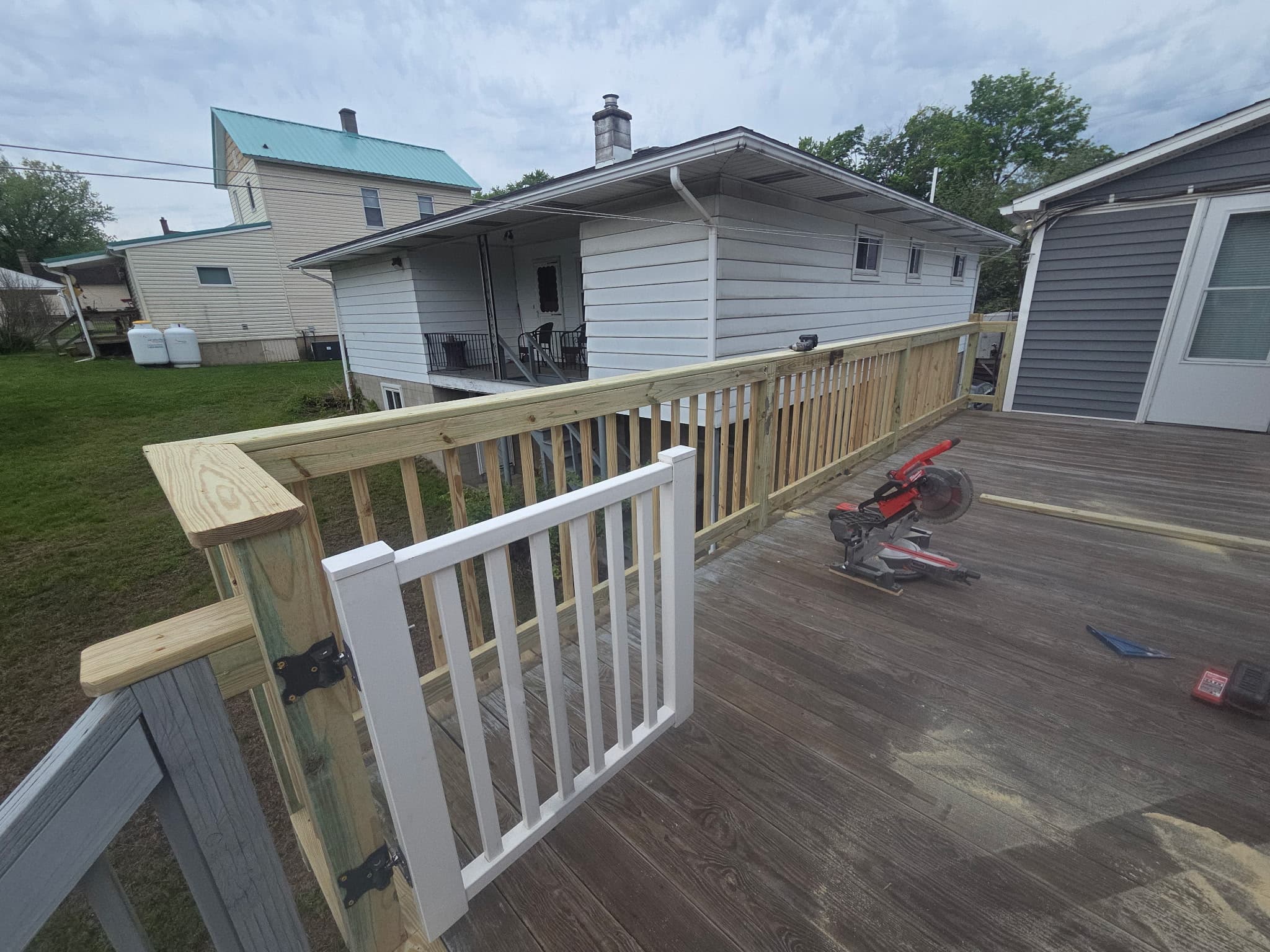Completed wood flooring & fencing project 3 in NEPA by Rafael The Handyman LLC