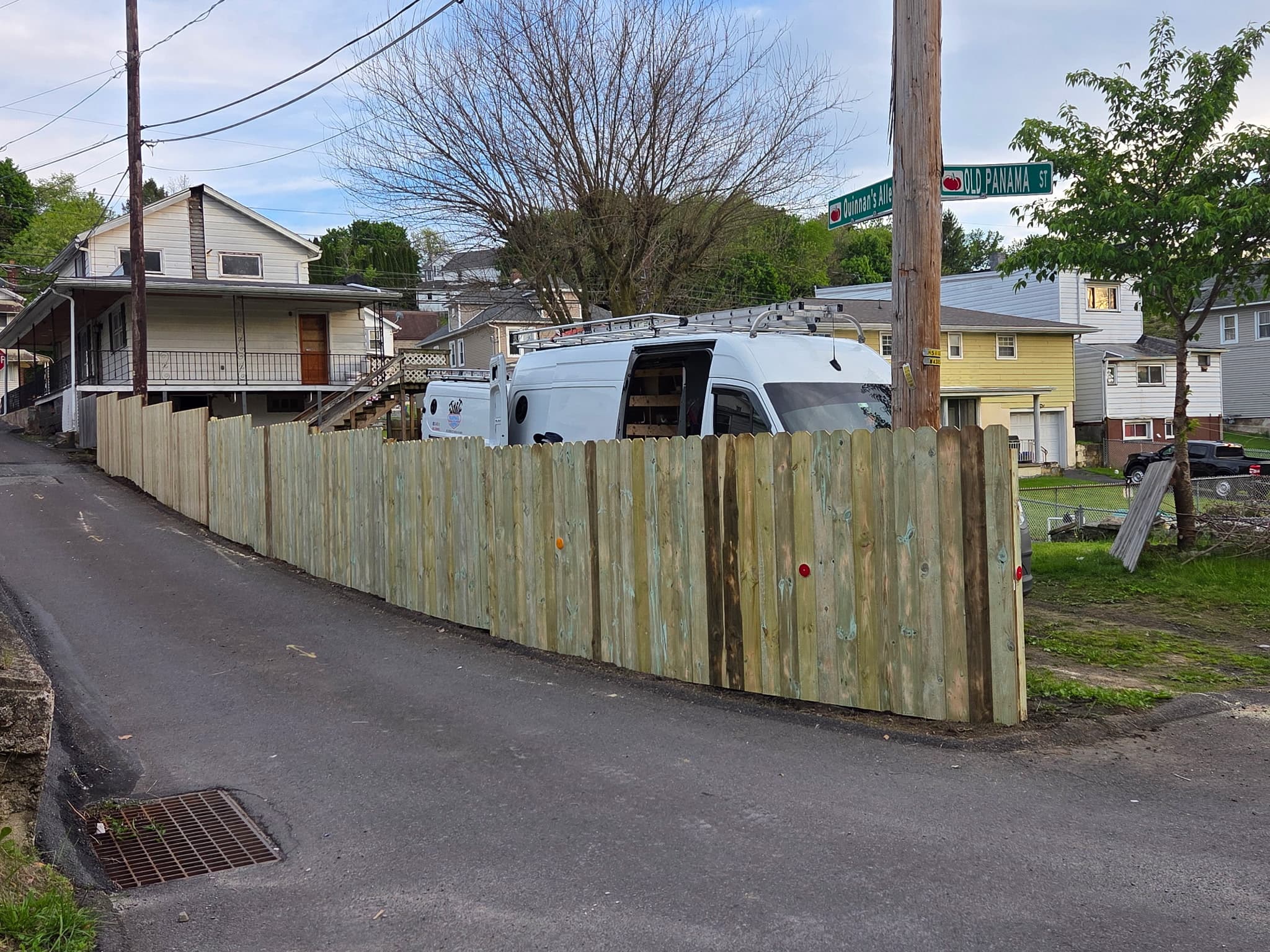 wood flooring & fencing project 1 in Avoca, PA by Rafael The Handyman LLC — after